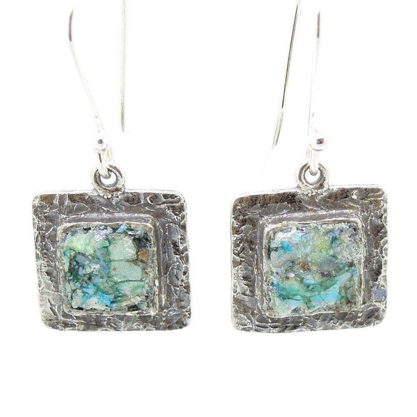 Firkantede øreringe