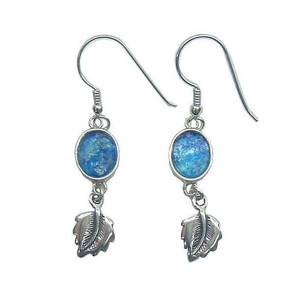 Øreringe med blade natur