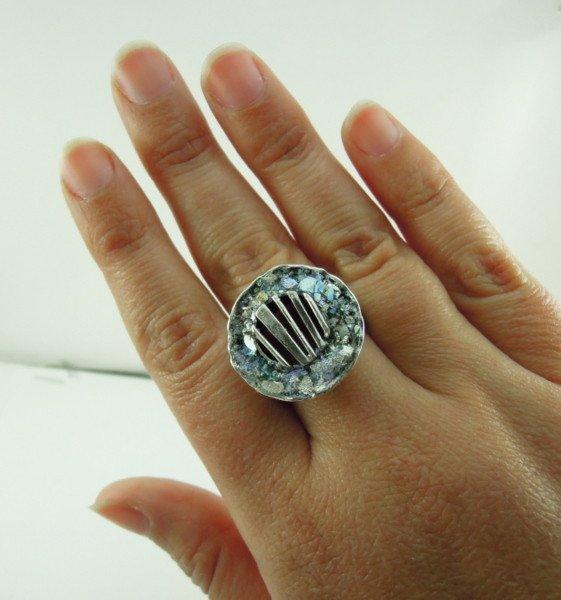 smykke sølv ring